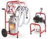 HALF STABLE MODEL ELECTRICAL DOUBLE COW MILKING SINGLE 40 LT SS BUCKET DRY PUMP