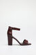 Belted open women's shoes