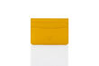 Leather Card Holder Yellow 