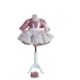 FLOWED PINK LACE BABY GIRLS DRESS