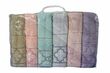 Miabella Home 50x90 Jacquard Tasseled Hand And Face Towel 6 Pieces