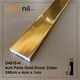 Paris Gold Wall Bead 4cm (D4010-H)