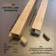 Teak Wood Separator Wall Partition Profile 5*8*280 cm (DS-004)