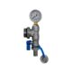 FLOORFLEX FLOW METER AND DRAIN TAP