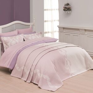 Aslıhan bed sheet set queen size Lilac